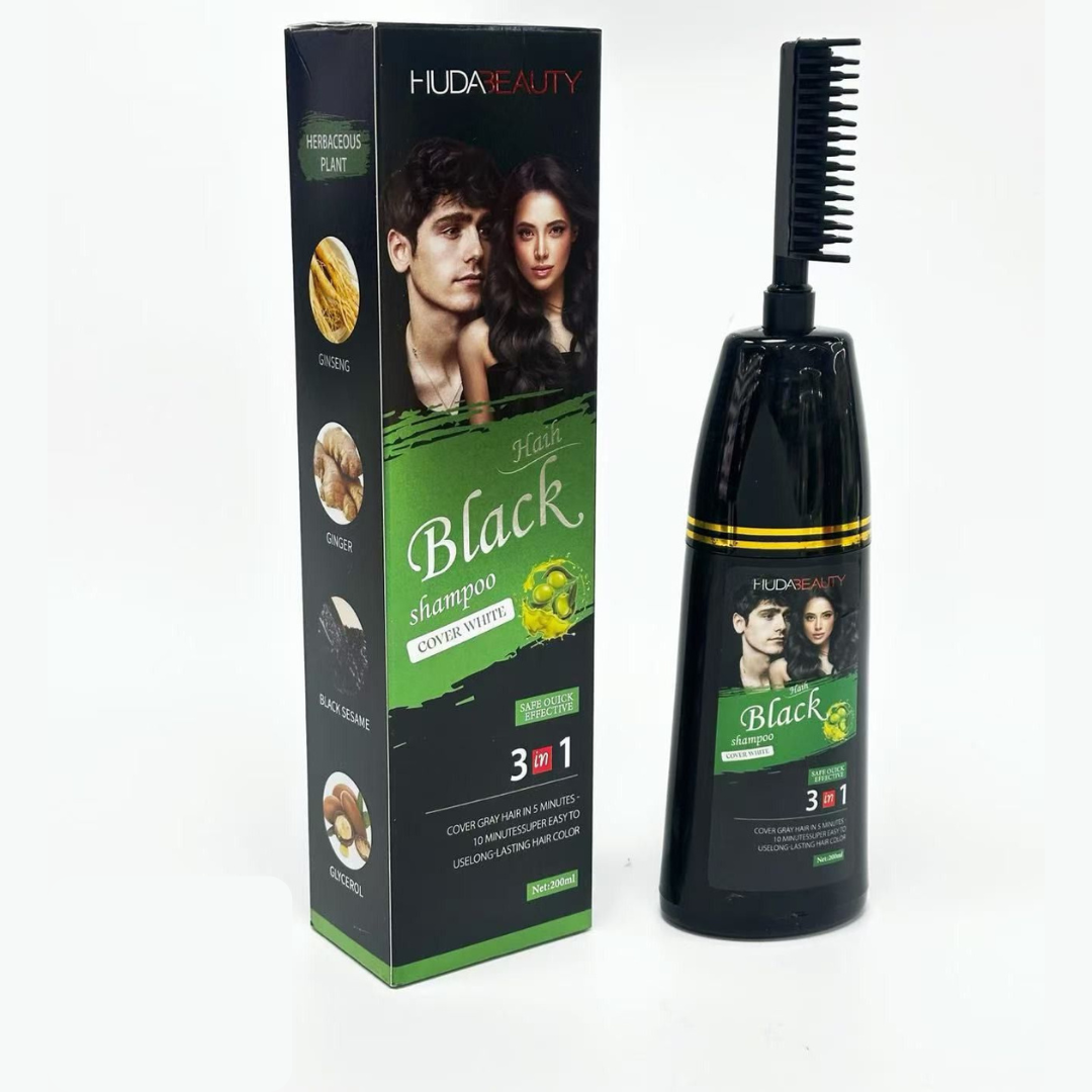 Huda Beauty Hair Black Shampoo 3 in 1